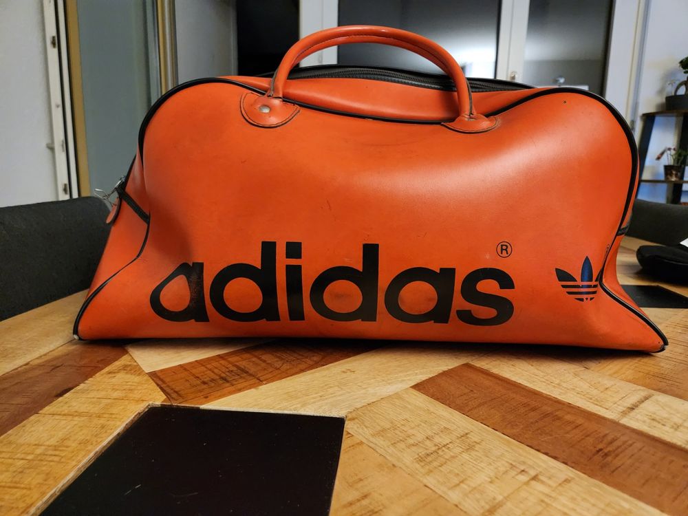 Leder store sporttasche adidas