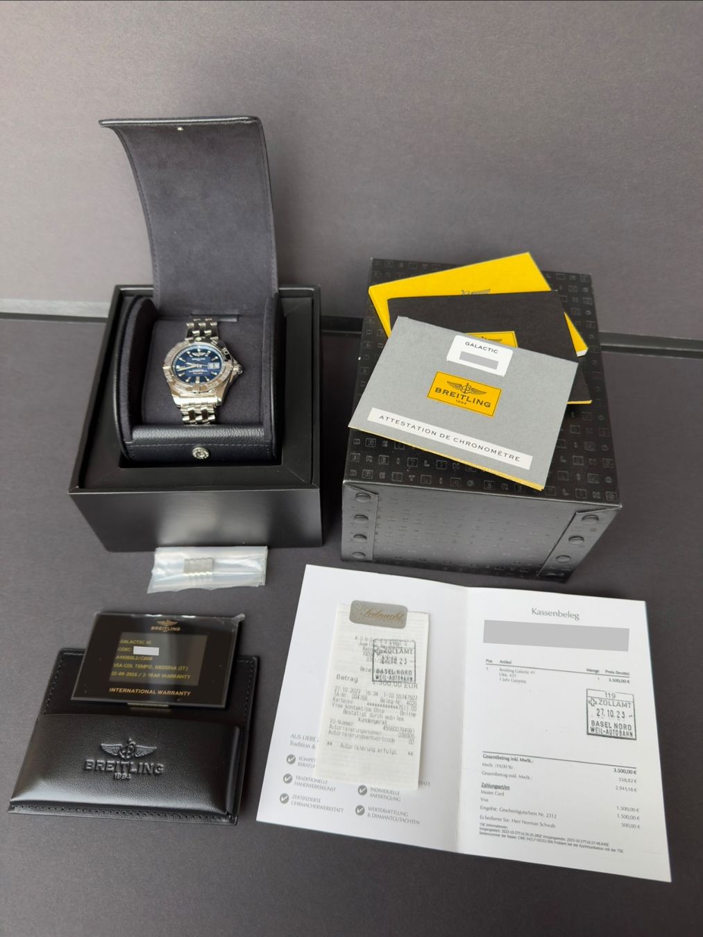 Breitling Montres: Breitling Galactic 41 | Full Set – D'occasion à Niederlenz par chr.stella 1