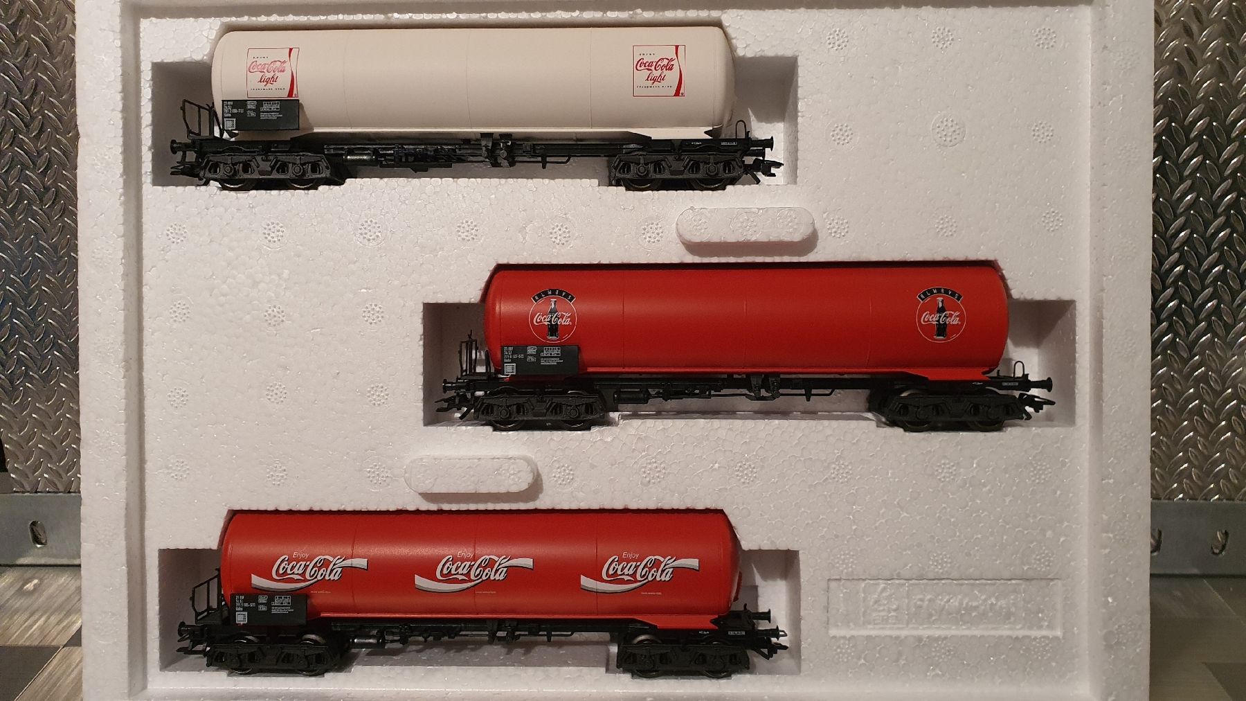 Märklin Modellini di ferrovie: MÄRKLIN 84519 KESSELWAGEN SET – Usato da Männedorf venduto da Modellbau-wyss