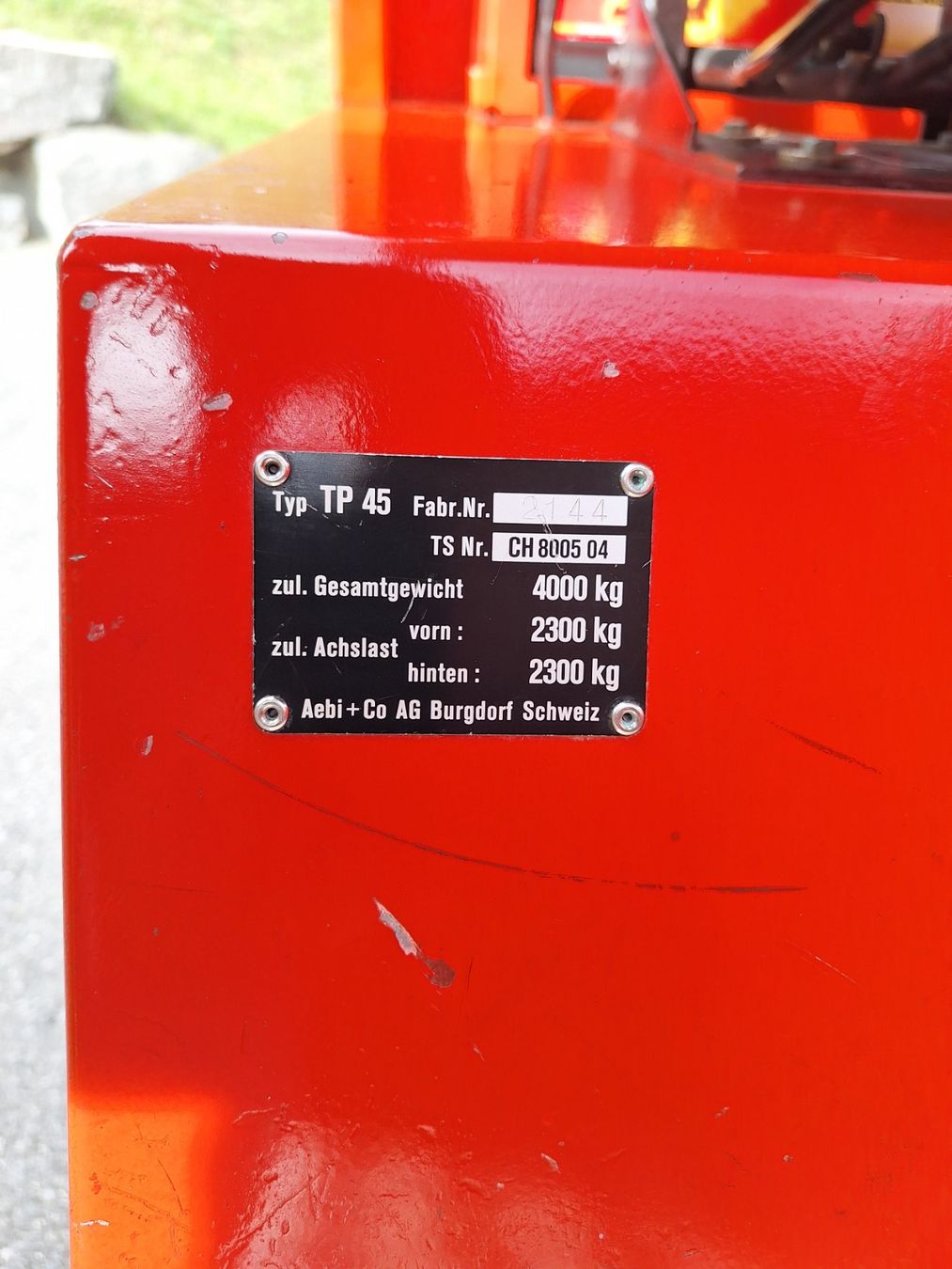 Aebi Trattori: Transporter Aebi TP 45 – Usato da Grindelwald venduto da Xerafino 4