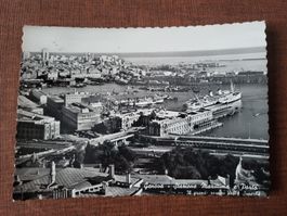 1956, Postkarte von Genova nach Winterthur