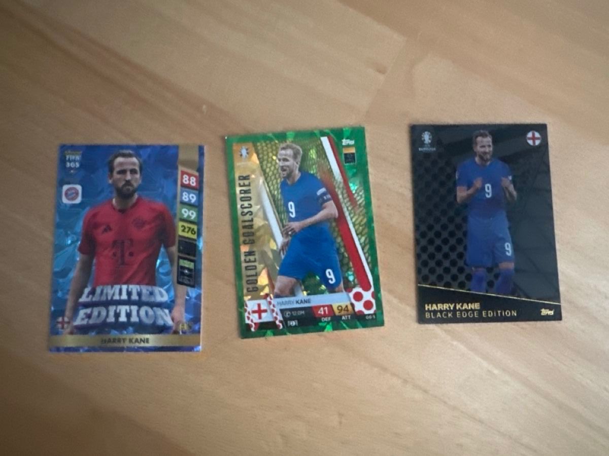 Cartes: 3 x Harry Kane Karten – D'occasion à Richterswil par 1808