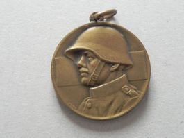 Medaille Schweiz Armee Militär Bat. 7 Waadt / VD 1874 - 1925
