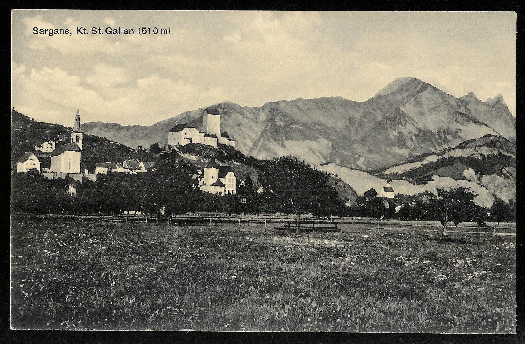 Cartes postales: Sargans Teilansicht – D'occasion à Olten par clotaldi