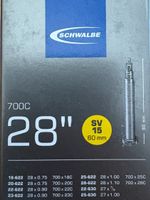 Fahrradschlauch Schwalbe SV 60mm