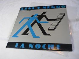 12" Vinyl Italo Disco - Azul y Negro - la noche