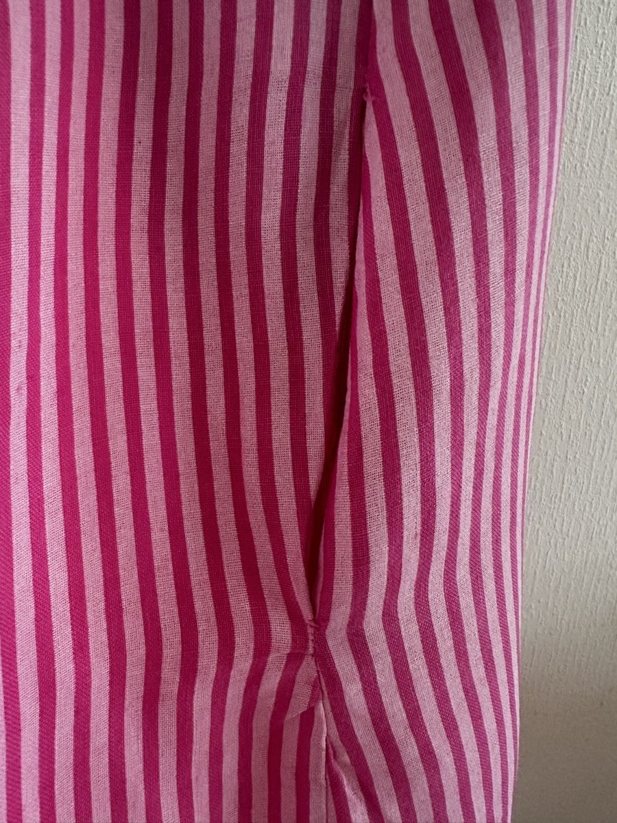 Kleider: Robe rayée en lin rose taille 46 – Neu (gemäss Beschreibung) aus Châtelaine von Alexandra.jankowski 3
