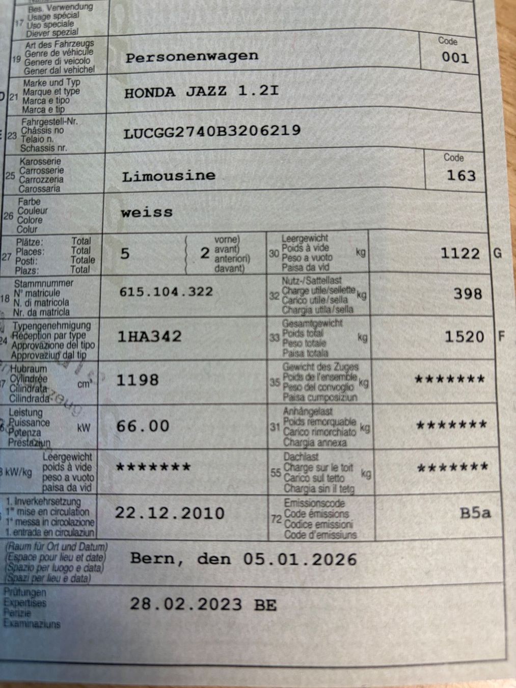 Honda Autos: Jazz 1.2I – Gebraucht aus Bern von Garage-Blunier-AG 8