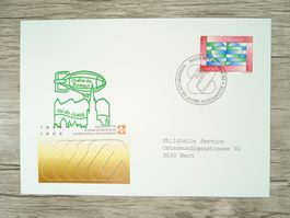 TR62 Enveloppe + Timbre Suisse 1996