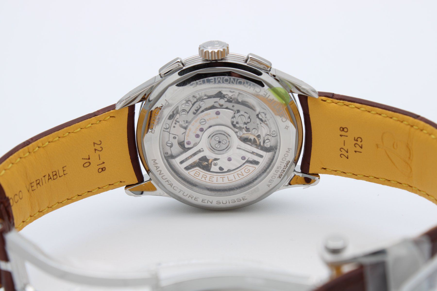 Breitling Orologi: Breitling Premier B01 Chronograph 42 Ref. AB014 Ungetragen – Usato da Zürich venduto da Alphawatch 7