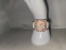 Damenuhr, Niko, montre strass, zebra, NIKO Armbanduhr, cebre