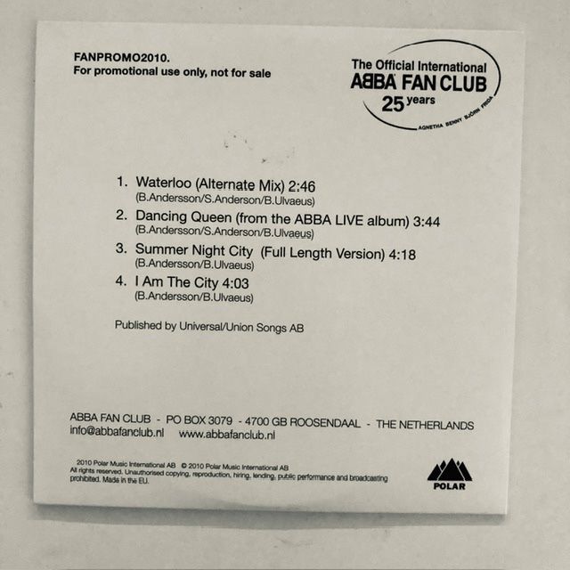 CD: ABBA exclusive Sammler CD Autogramme – Nuovo (secondo la descrizione) da Wettingen venduto da ABBA-Retro 1
