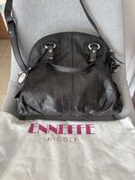 Schwarze Nicoli Ledertasche