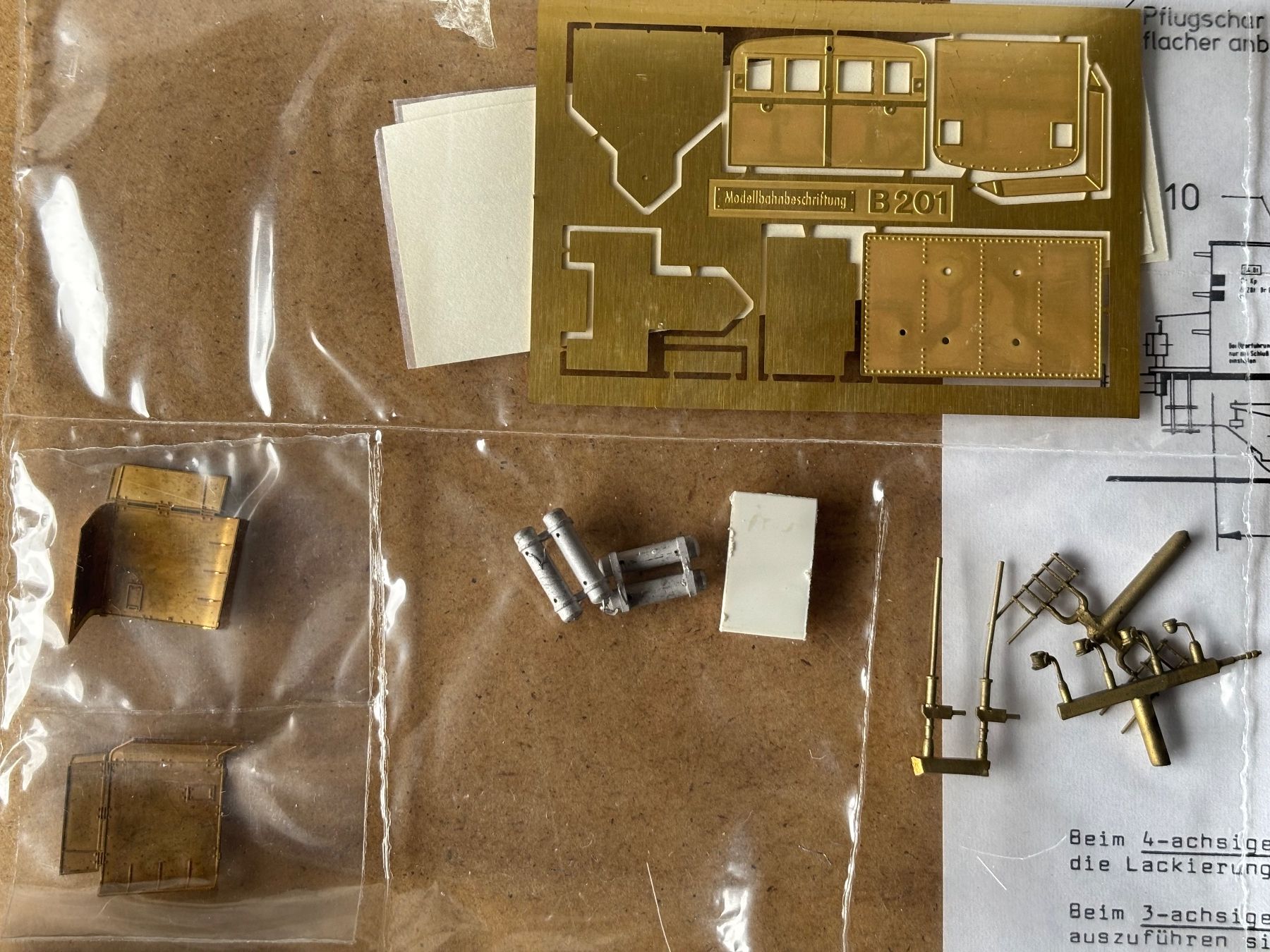 Modelleisenbahnen: Spieth Bausatz Messing fur Dampflok B201 öBB – Neu und originalverpackt aus Hauterive NE von eriamch