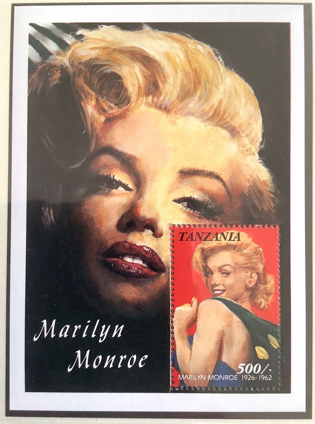 Tutti i francobolli: 1995 - Tansania - Marilyn Monroe Block   ** – Nuovo (secondo la descrizione) da Liestal venduto da Skunk02