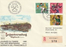 Tag der Briefmarke 1990, Horgen, Umschlag