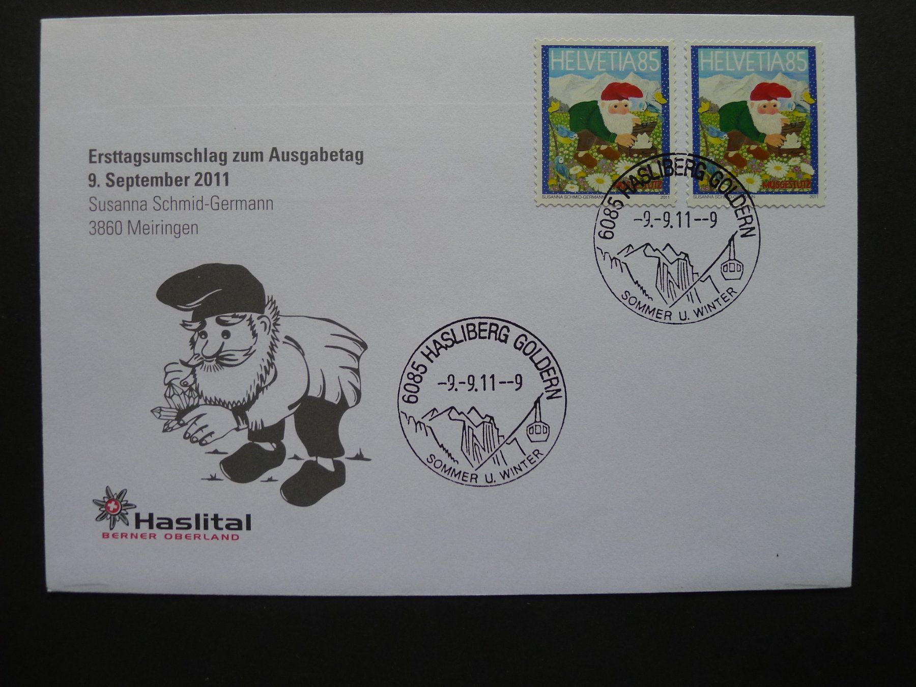 Tutti i francobolli: 2011Nr.1405 + 1405H Combo FDC – Usato da Dagmersellen venduto da wyss1982