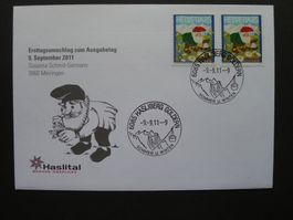 2011Nr.1405 + 1405H Combo FDC