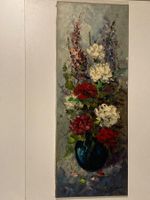 W. Reinders Stilleben signiert mit Blumen in Vase
