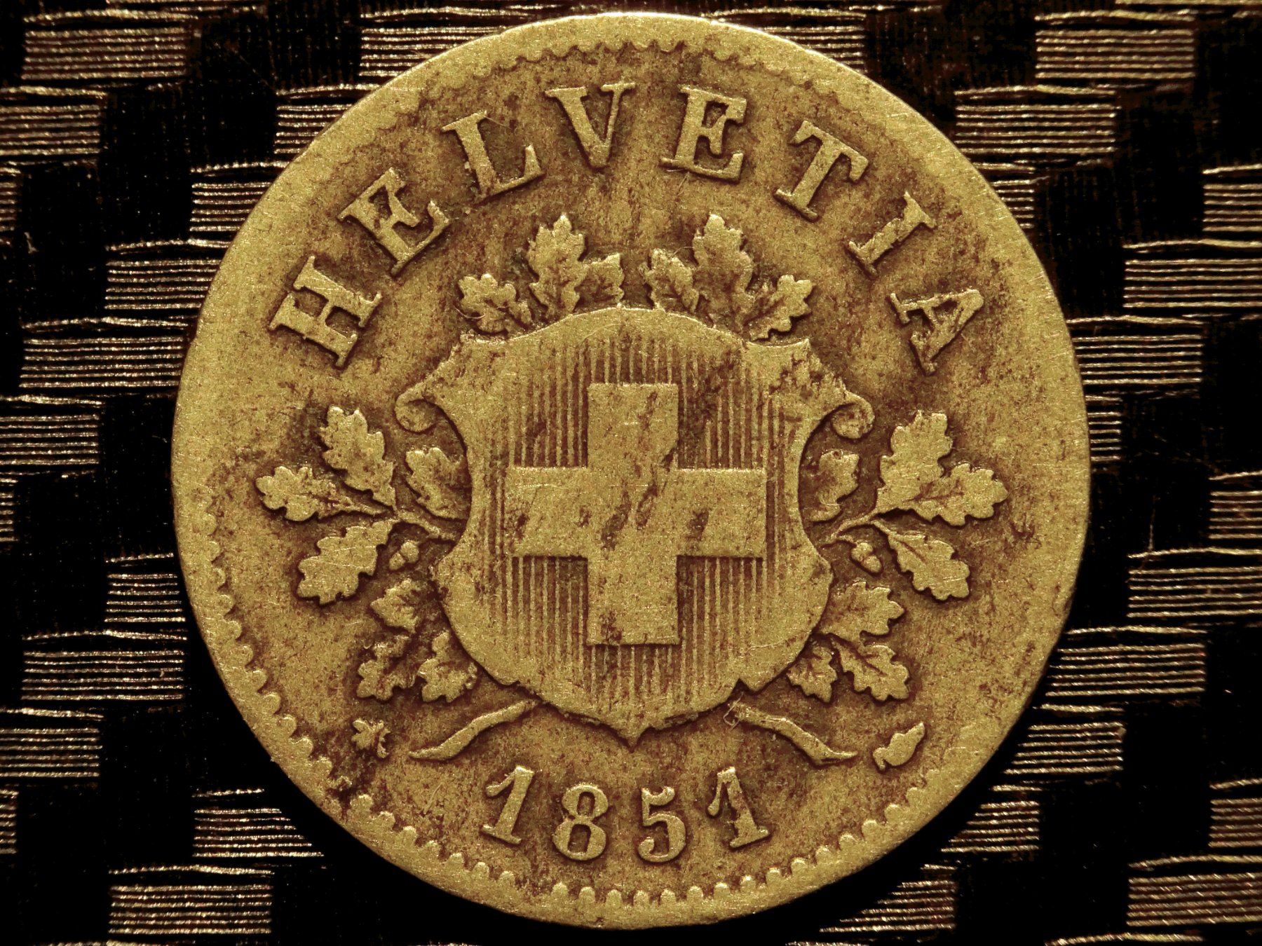 Tutti le monete: 1851 - 10 cts. 2.43gr!! – Usato da Courgenay venduto da ZubR237