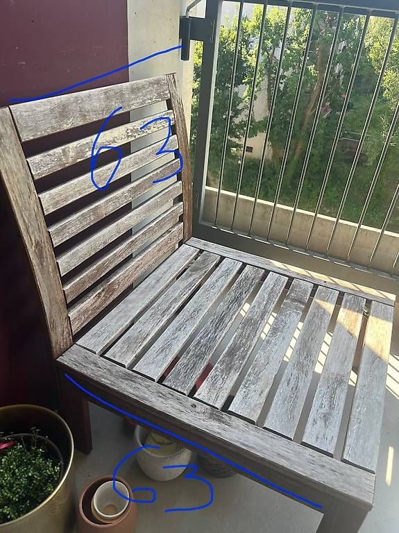 Tischset: Garten /Terrasse Möbel  – Gebraucht aus Schlieren von mak_8rfp