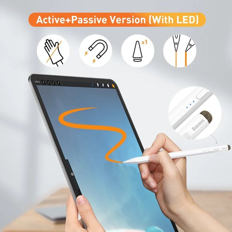 Penna & Evidenziatori: Baseus Pen 2 Stylus Bleistift iPad Air Tablet Touch Stift – Nuovo e nell'imballaggio originale da Romanshorn venduto da pfimex
