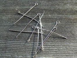 10 Kettelstifte metalligfarbe  40mm