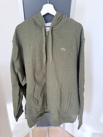 Lacoste Hoodie Fleece Herren Khaki Gr. 11 (6XL) NEU!