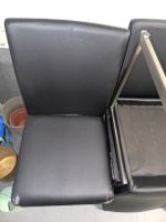Schwarzer Stuhl Kunstleder. einzel oder Set à 6 Stk.