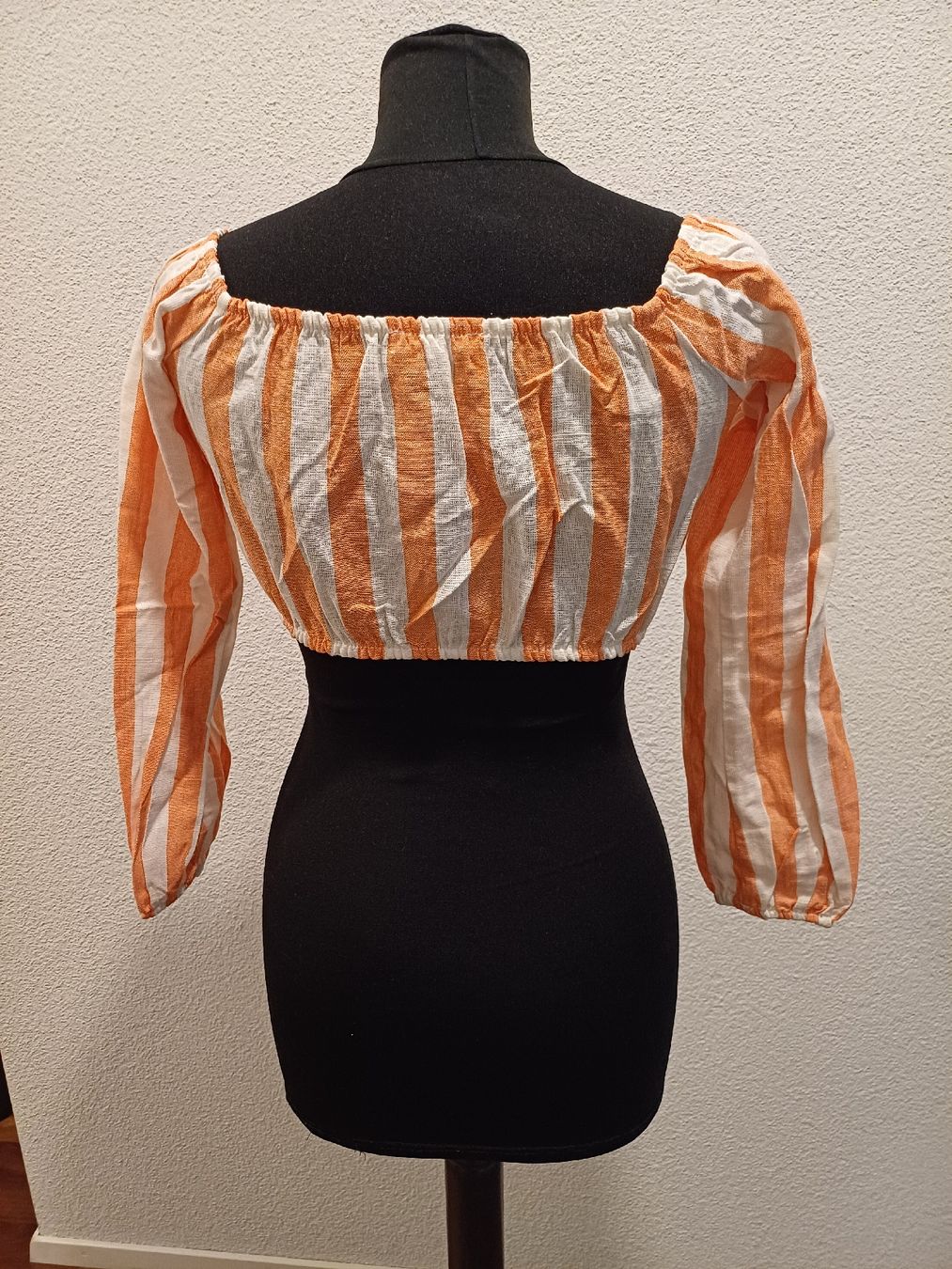Blusen: Glamorous Sommer Bluse, Orange gestreift, Grösse 36. – Neu (gemäss Beschreibung) aus Winterthur von Smily-_- 2