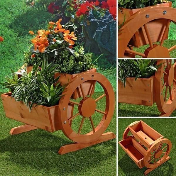 Altre Decorazioni per giardino: Pflanztrog + Räder und 2 Pflanzkasen – Nuovo e nell'imballaggio originale da Stein am Rhein venduto da Gomme100 1
