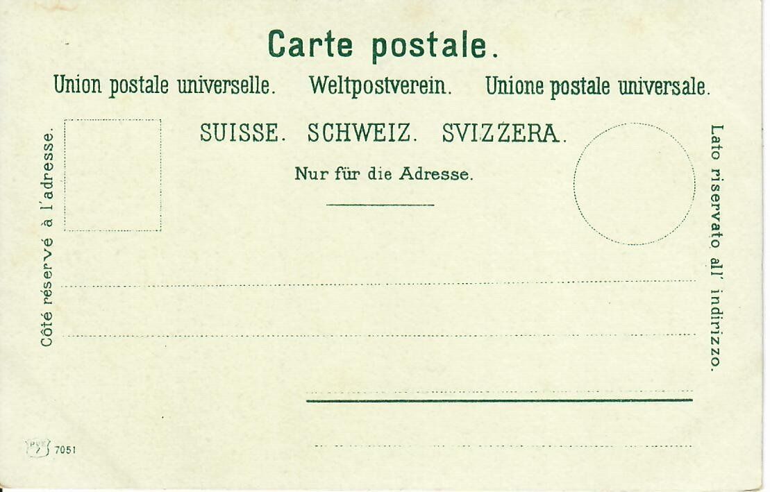 Cartoline postali: Electr. Bahn nach Mürren – Usato da Hochdorf venduto da Ziegel-16 1