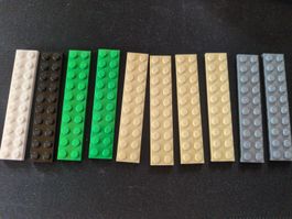 Lego Platte 2x10 diverse Farben 10Stück