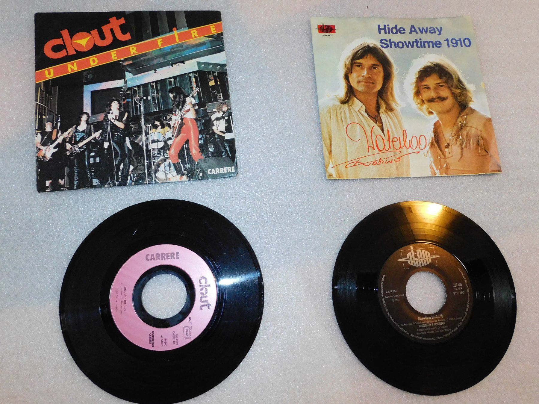 Dischi in vinile: Single 1977 - Waterloo & Robinson   Single 1979 Tom Morrow – Usato da Sursee venduto da 76