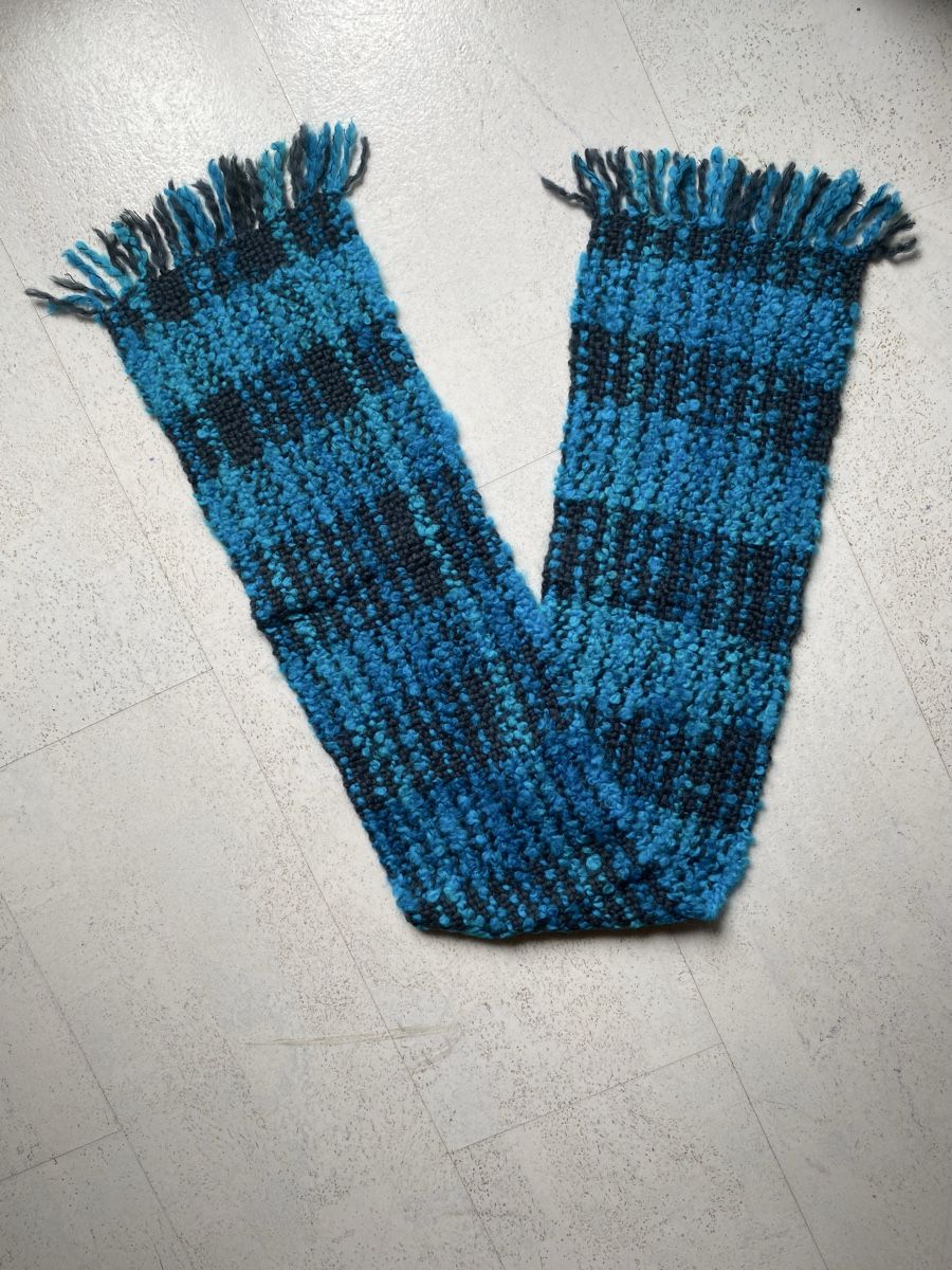 Foulard & Sciarpe: Schal - Handgewoben - Türkis – Nuovo e nell'imballaggio originale da wichtrach venduto da Tvenus 3
