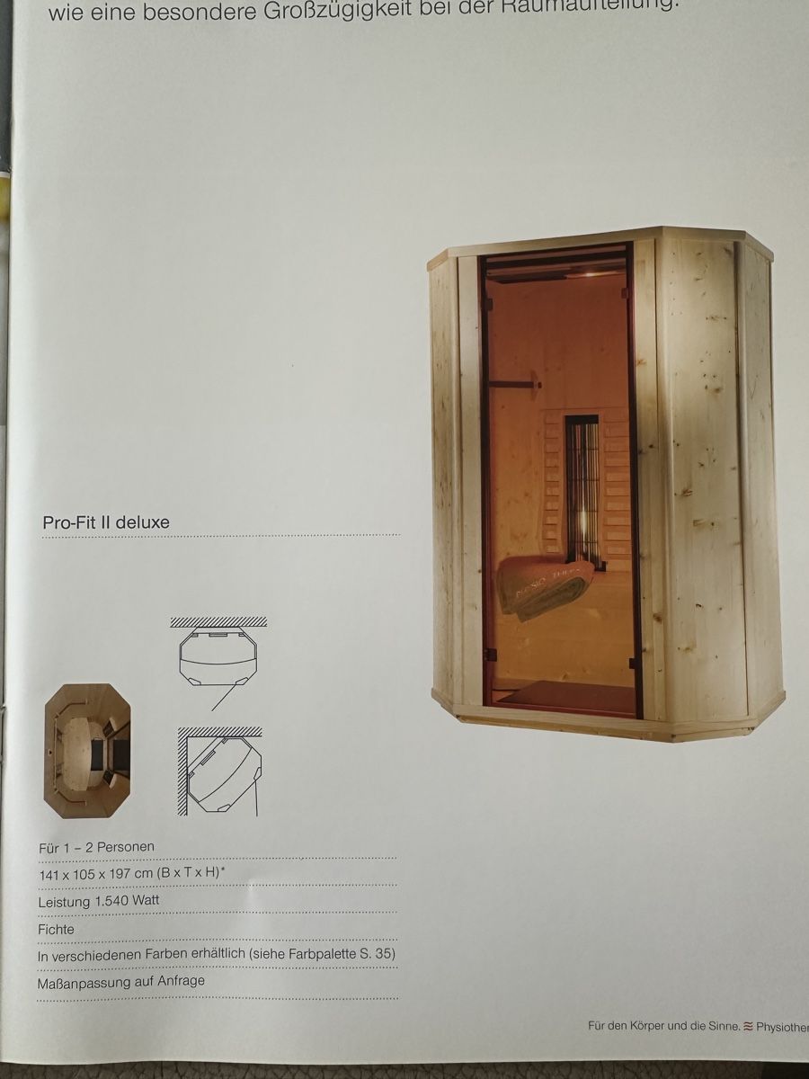 Saunas & Accessoires: infrarotkabine physio therm – D'occasion à Uttigen par edu_jn6l 7