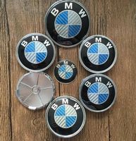 Bmw Emblem Logo Set blau weiss Carbon