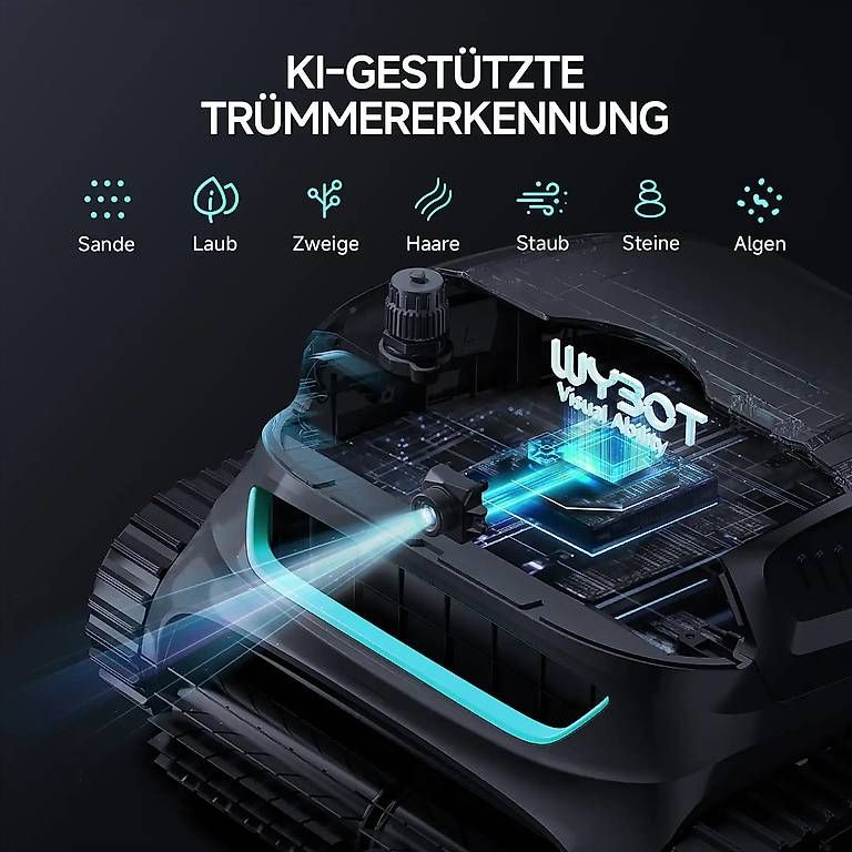 Accessori per Piscine: WYBOT S2 Solar Vision Roboter-Poolreiniger – Nuovo e nell'imballaggio originale da Malans GR venduto da BUYBEST-Schweiz 4