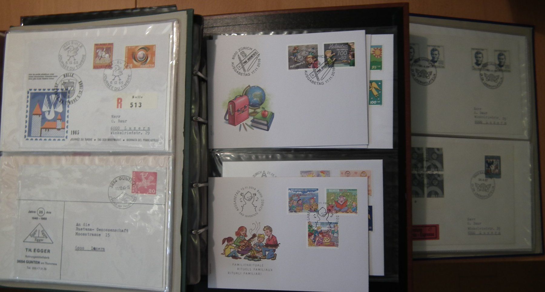 Tutti i francobolli: drei Album mit Briefe, FDC's  Diverse – Usato da Kriens venduto da WULLU99 7
