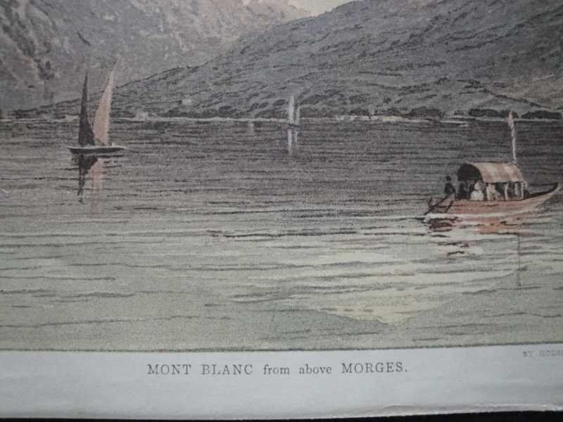 Incisioni: Mont Blanc from above Morges – Usato da Risch venduto da Rischli15 1