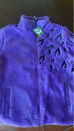 Naruto Fleecejacke Neptun violett neu mit Etikett