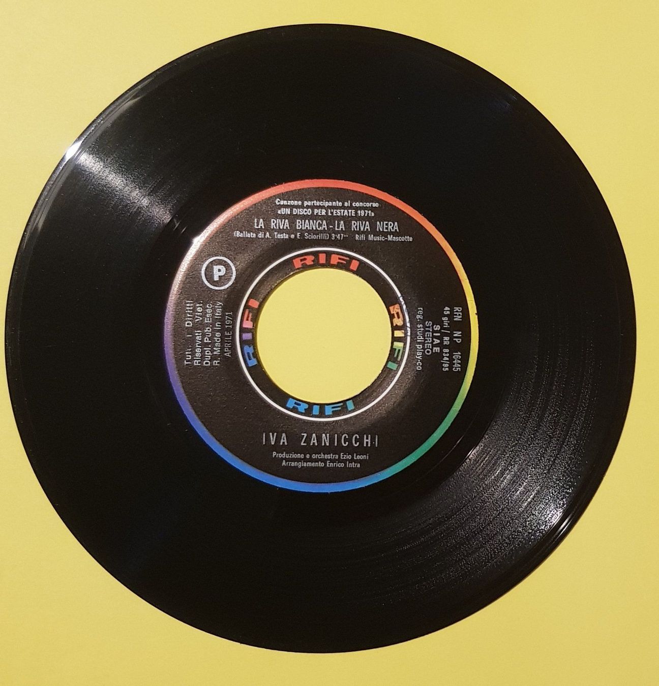 Dischi in vinile: Zanicchi Iva - Single von 1971 – Usato da Zürich venduto da Avd 3