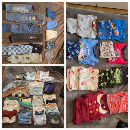 Kleiderpaket Gr. 86/92-98, Schuhe Gr. 25-26, Winter, Herbst