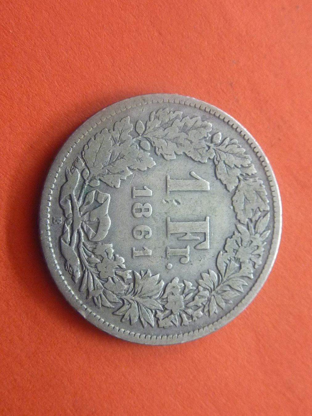 Tutti le monete: 1 Fr. 1861   -  Ungereinigt  - – Usato da Seon venduto da aee_7gpz 3