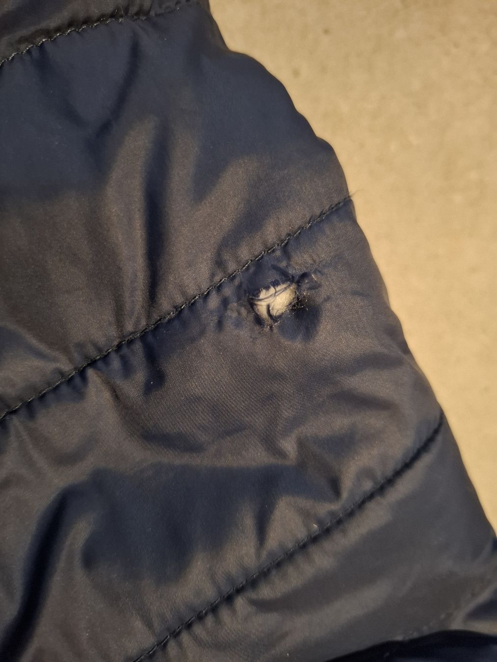 Giacche & Cappotti: Veste réversible Vertbaudet bleu, 152 cm, état usagé – Usato da Cousset venduto da Magi6 1