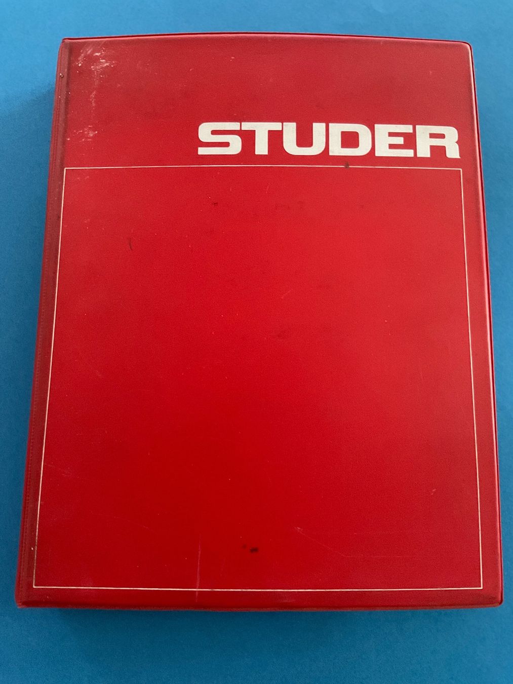Studer Bandmaschinen: Studer B 62 Serviceanleitung – Gebraucht aus Langenthal von RronJora 3