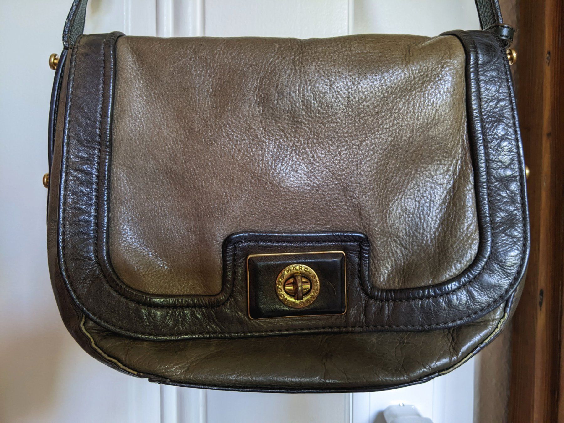 Marc Jacobs Borse da donna: MARC BY MARC JACOBS : Sac en cuir brun-vert – Usato da Petit-Lancy venduto da lilycerise