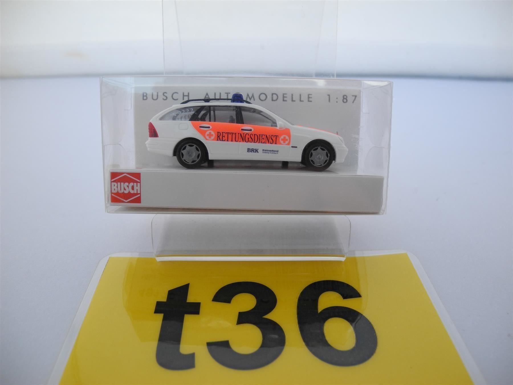 Busch Modellautos: Busch 49158 Mercedes "BRK", Nr. t36 – Neu und originalverpackt aus Kottwil von Crazyrolf 1