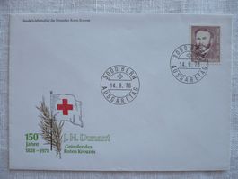 1978 FDC 150. Geb. Henri Dunant SBK 618
