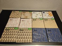Neu - Servietten - Weihnachten - 12 Packungen - 33cm x 33cm